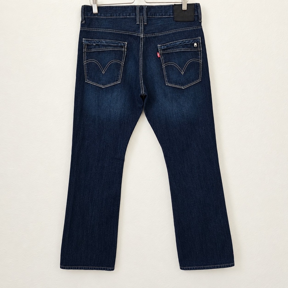 Levi's 527 Men Jeans 34x32 Bootcut Blue Denim